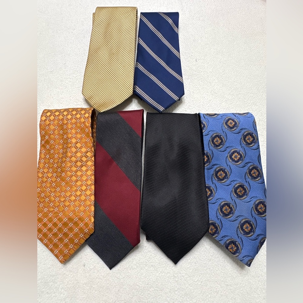 Tommy Hilfiger Men's Tie Collection - Gold, Blue, Red, Black